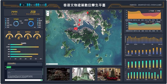 香港首个城市级文物建筑AI数字孪生平台上线