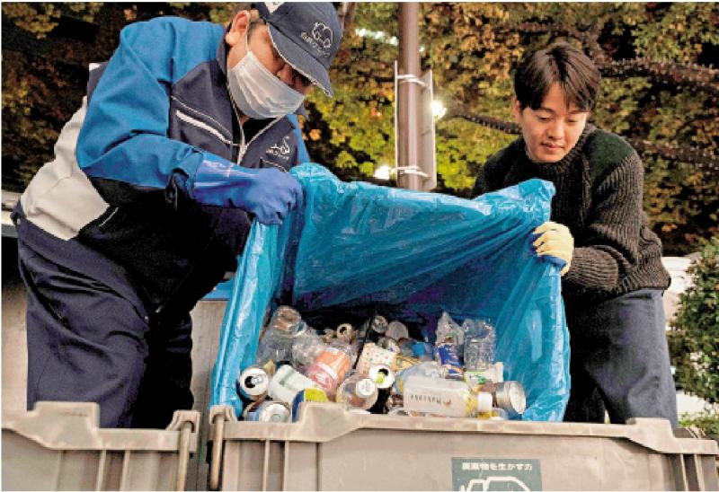 ﻿日本多地不实行垃圾收费