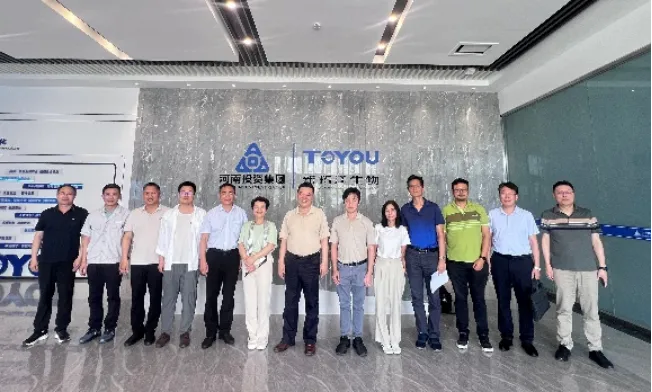 上海交大和泰国国家科学园专家赴河南生物产业集团调研