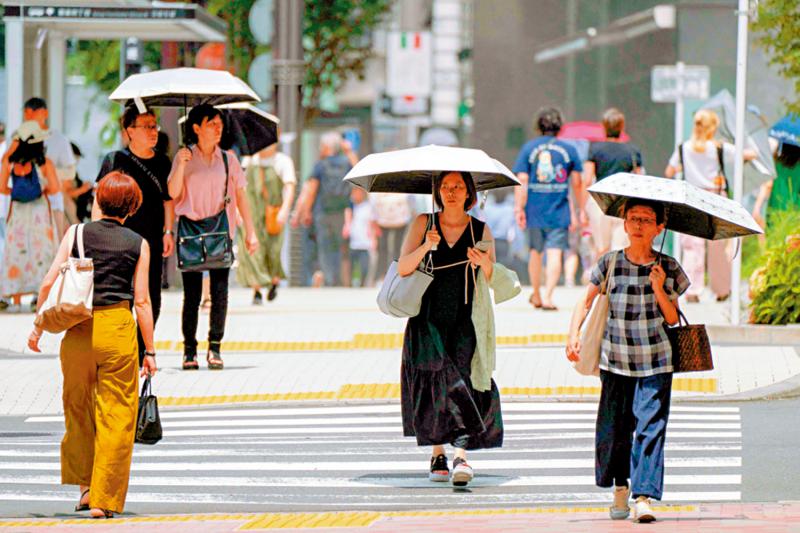 ﻿日本一周逾9000人中暑 长者占六成
