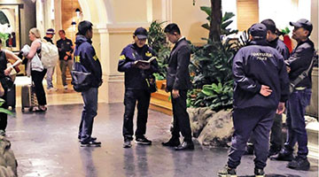 ﻿泰国曼谷市中心酒店 6名外国人中毒亡