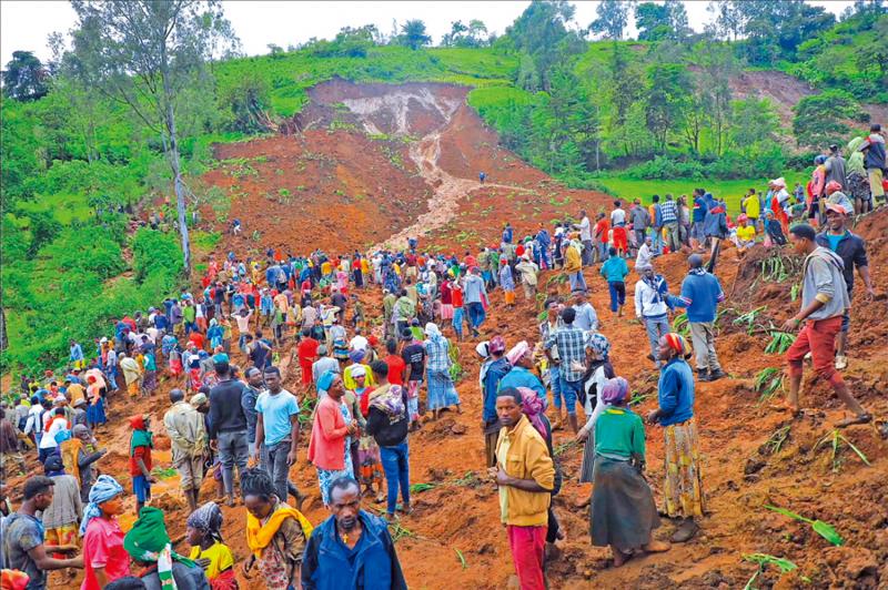 ﻿埃塞俄比亚山泥倾泻229人遇难