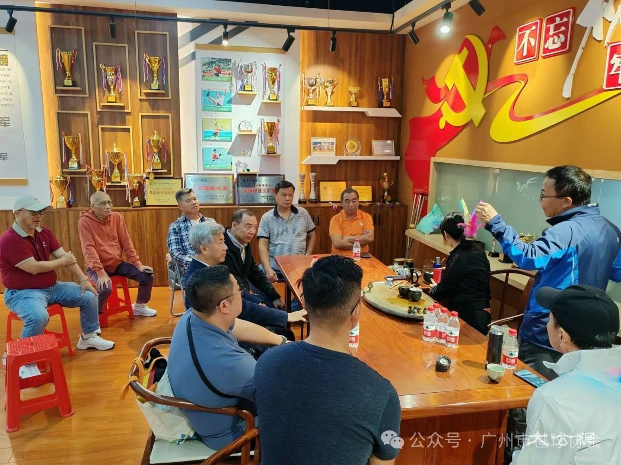 国际毽球联合会主席余国贤一行到访广州市毽球协会