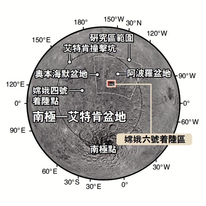 ?嫦六“挖寶”位置