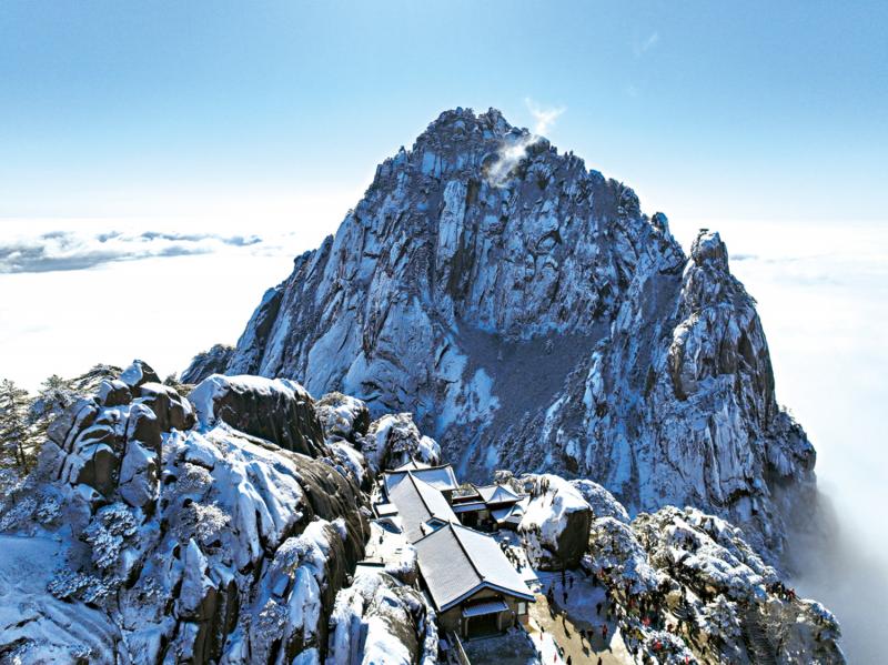 ?市井萬(wàn)象/雪后黃山 景美如畫(huà)