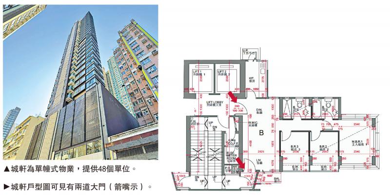 ?城軒：屋內(nèi)設(shè)后備門 連接走火通道