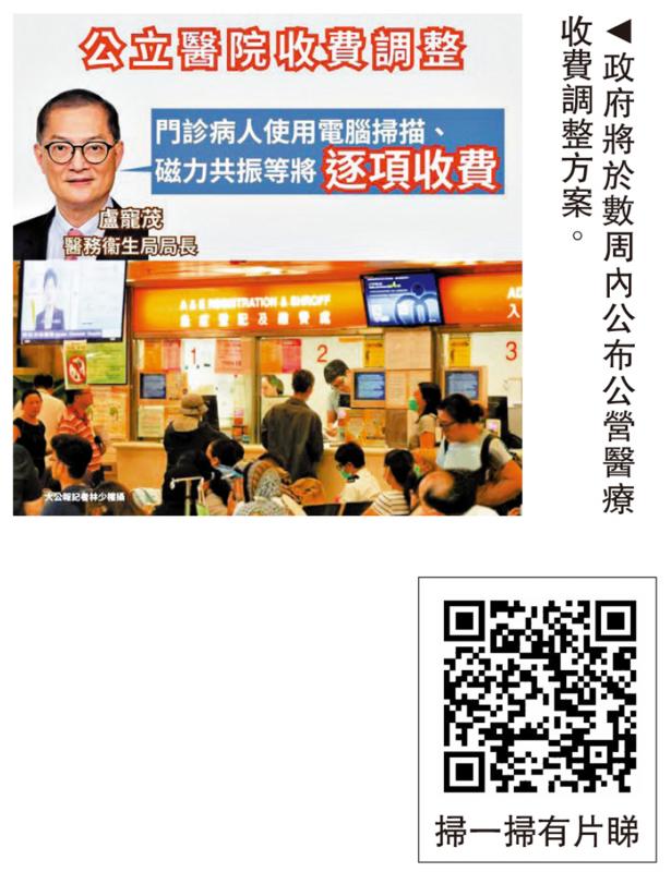 ﻿融媒视窗/公院调整收费  引发市民热议