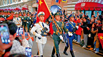 ?解放軍儀仗隊將參加莫斯科閱兵