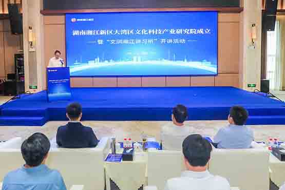 湖南湘江新區大灣區文化科技產業研究院成立