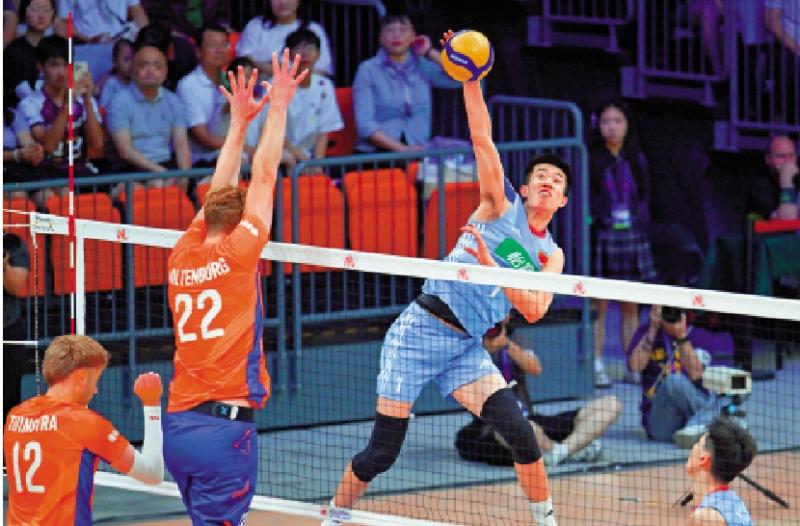 ?第三仗3：1挫荷蘭 中國男排取兩連勝