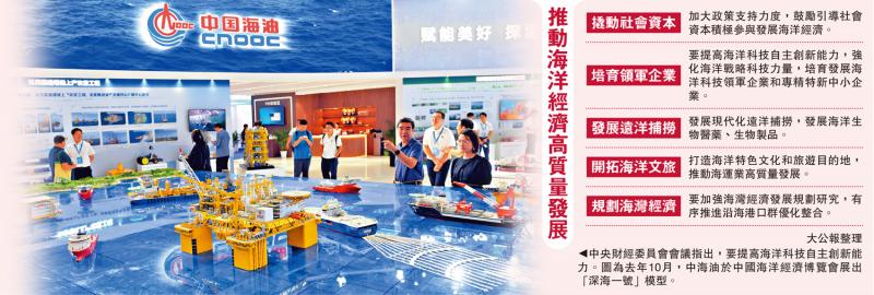 ﻿习近平：推动海洋经济高质量发展