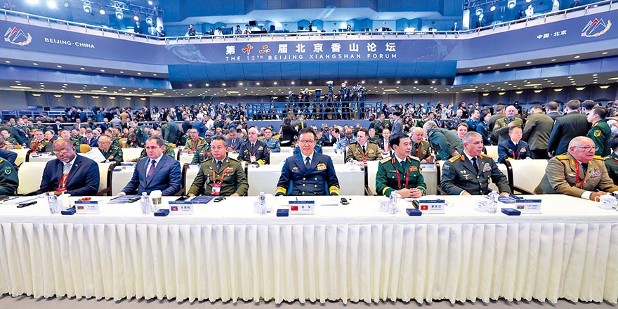 董軍：挫敗外力干涉 不容“臺獨”得逞