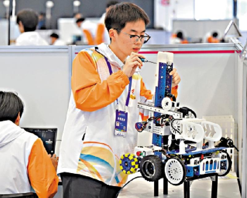 ﻿以赛促学/世界技能大赛 中国四届总分蝉联第一