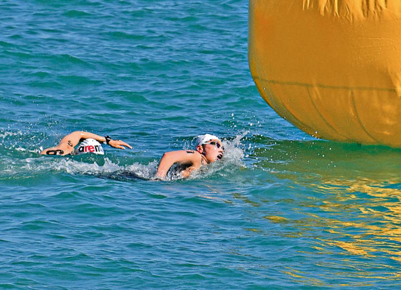 ﻿柳雅欣马拉松游泳封后