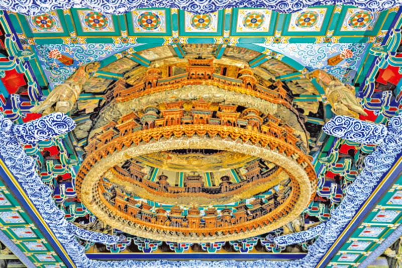 ﻿馆藏撷英/天宫藻井\閒 雅