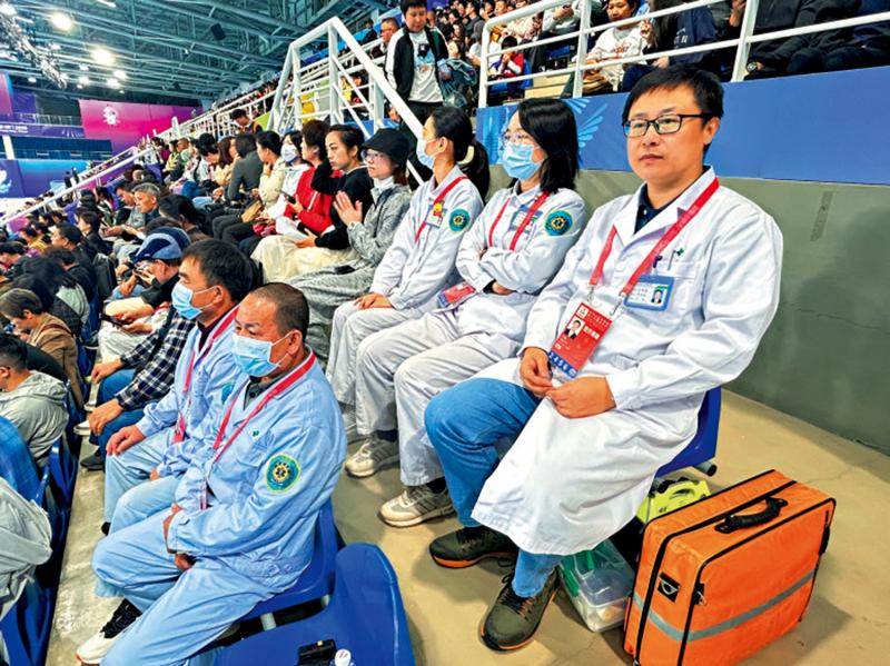 ﻿赛场医护驻点 保障贴心
