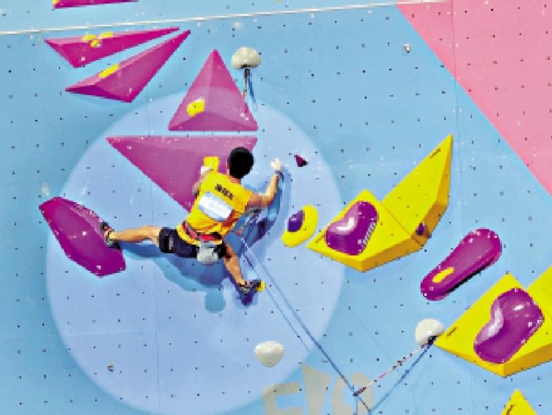 ﻿陈翔志攀岩难度赛排名第7