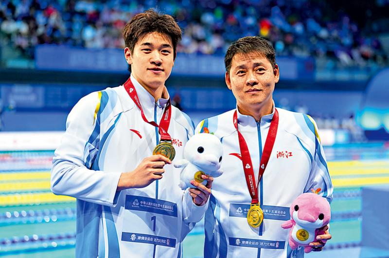 ﻿潘展乐膺百米飞鱼 汪顺200混合四连冠