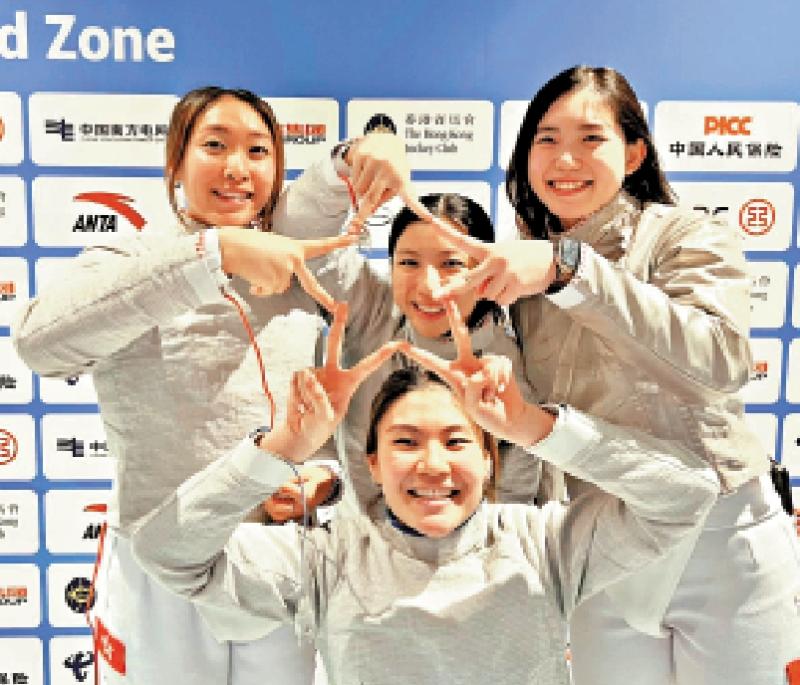 ﻿港女佩剑队不敌天津 收获第6