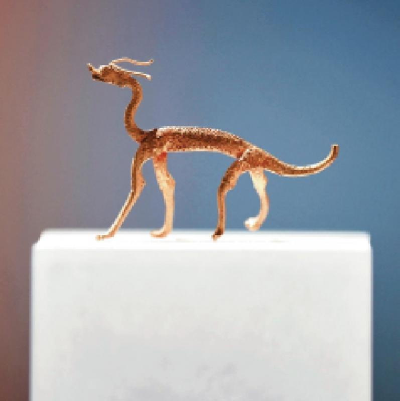 ﻿馆藏撷英/赤金走龙\閒 雅