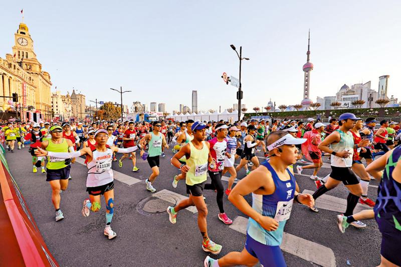 ﻿上海马拉松11．30举行 预报名人数创新高