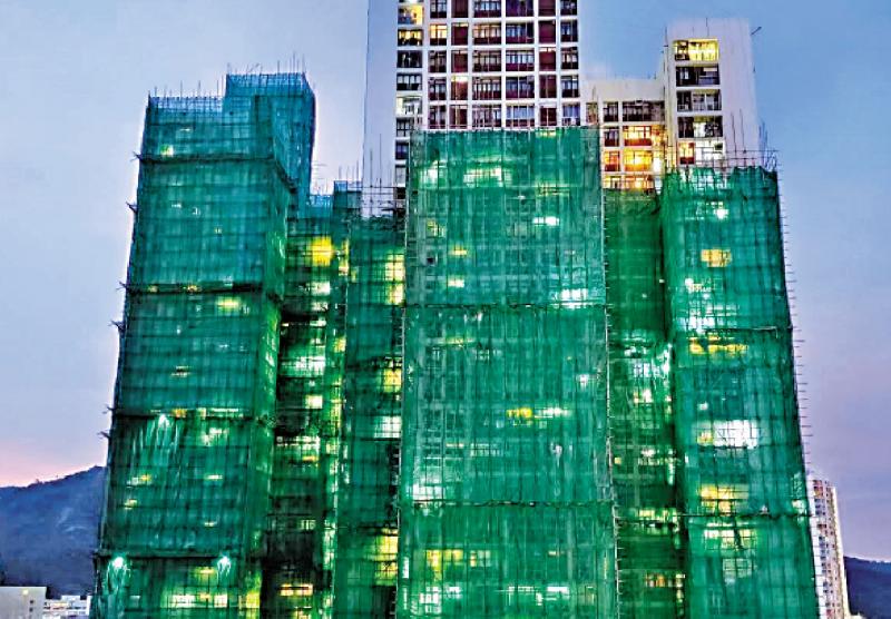 ﻿宏福苑五级火/五级火响警号 多厦加快拆棚换围网